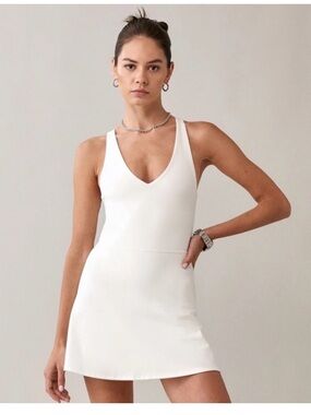 Reformation V-Neck Tennis Dress